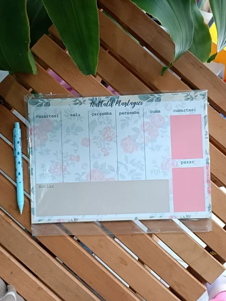 Masaüstü Planlayıcı a4 Boy Notepad Memopad Check List Not Defteri Bloknot - 5