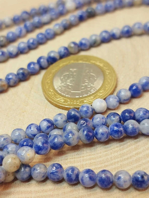 Sodalit Taşı Dizi 4mm (45956) - Resim 2