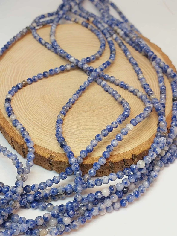 Sodalit Taşı Dizi 4mm (45956) - Resim 3