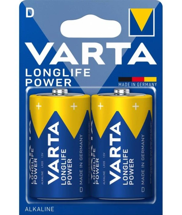 Varta Longlife Power Büyük Boy Pil 2'Li