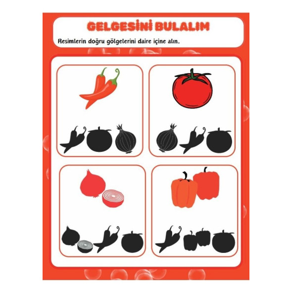Meyveler ve Sebzeler YAZ-SİL Aktivite Seti (2 Süper Kitap) - Resim 3