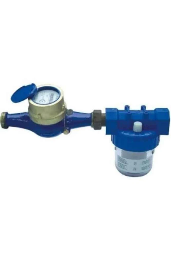 5" DAİRE GİRİŞİ YIKANABİLİR FİLTRELİ SU ARITMA FİLTRE KABI 3/4 - 3