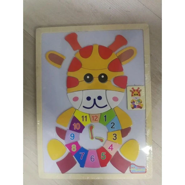 Sino Puzzle Ahşap Manyetik Saat (Karışık Model 1 Adet) - 2