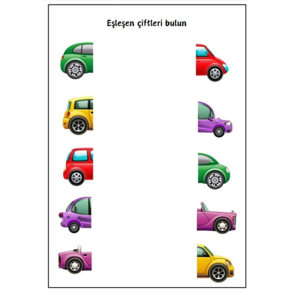 Okul Öncesi Eşleştirme Eğitim Seti (2 Kitap) - 2