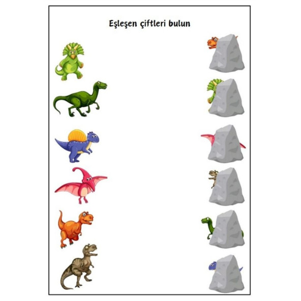 Okul Öncesi Eşleştirme Eğitim Seti (2 Kitap) - 5