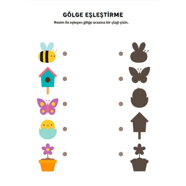 Okul Öncesi Eşleştirme Eğitim Seti (2 Kitap) - 6