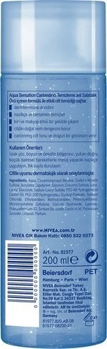 NIVEA Aqua Sensation Canlandırıcı Bakım Kremi 50 ml ve Aqua Sensation Canlandırıcı Temizleme Jeli 20 - 3
