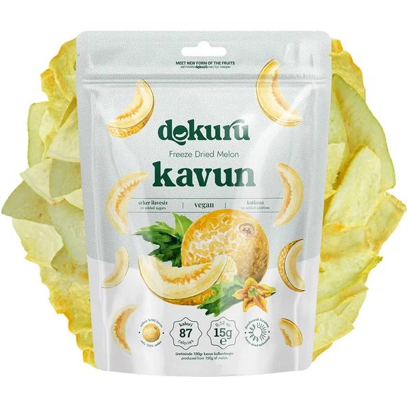 Freeze Dried Kavun Meyve Cipsi 15gr