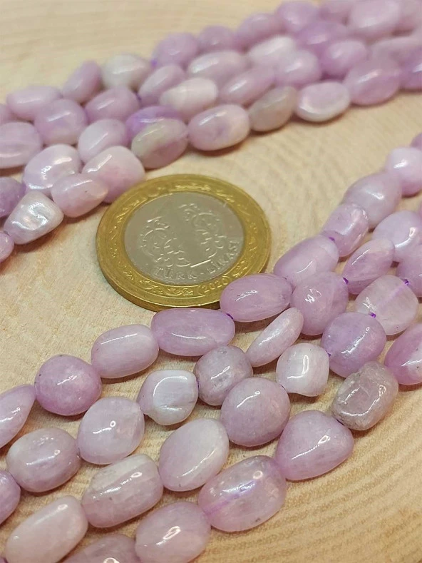 Kunzit Taşı Doğal Dizi (46012) - Resim 2