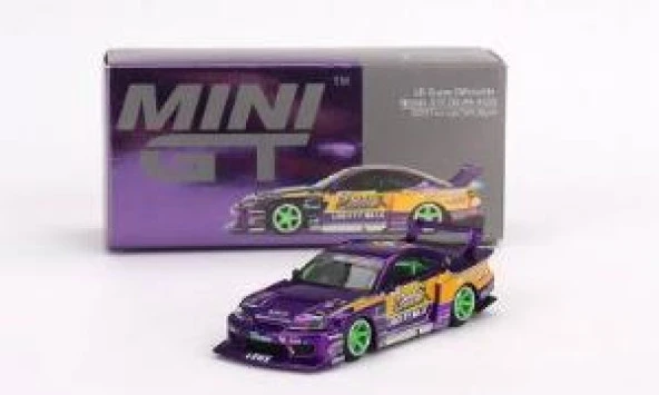 Mini Gt 576 LB-Super Silhouette Nissan S15 Silvia #555 2022 Formula Drift Japan Model Araba