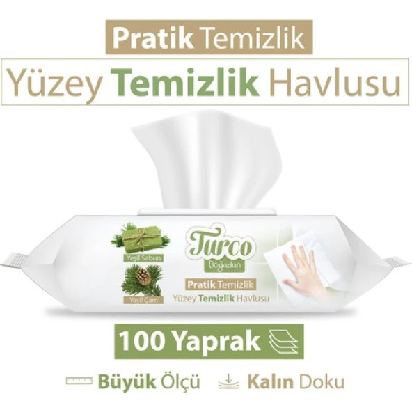 Baby Turco Pratik Yüzey Temizlik Havlusu - 4