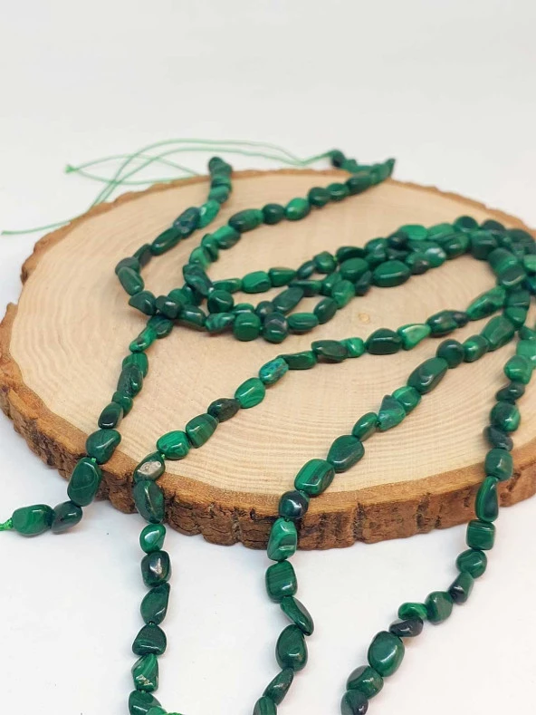 Malakit Taşı Doğal Dizi (46014) - Resim 3