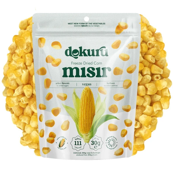 Freeze Dried Mısır 30 gr