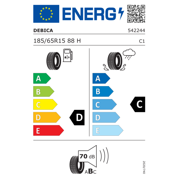 Debica 185/65R15 88H Presto Hp 2 Binek Yaz Lastiği 2023 - 3