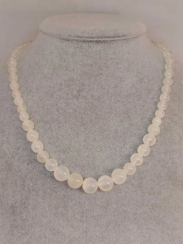 Selenit Taşı Tasarım Kolye (46020) ürün görseli