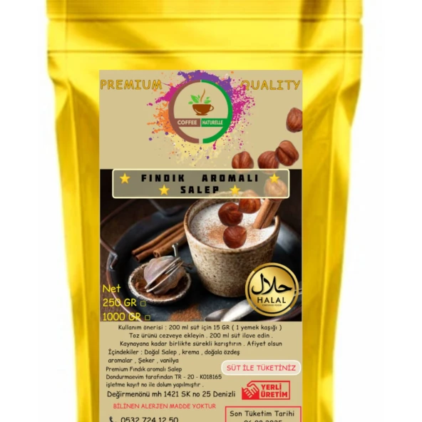 Fıdık Aromalı Salep 1000 gr