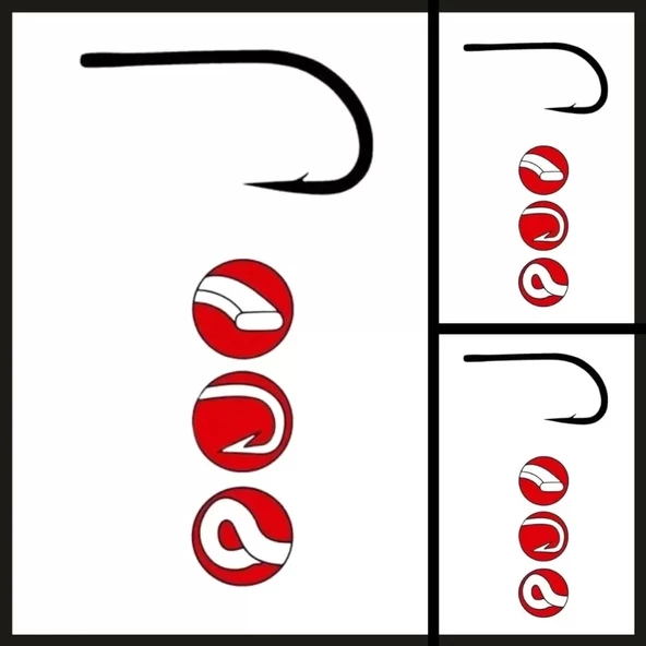 Uyguna-Yakala No:6  10 Adet Gamakatsu A1g-carp Specimenteflon İğne-İĞN.625 - Resim 2