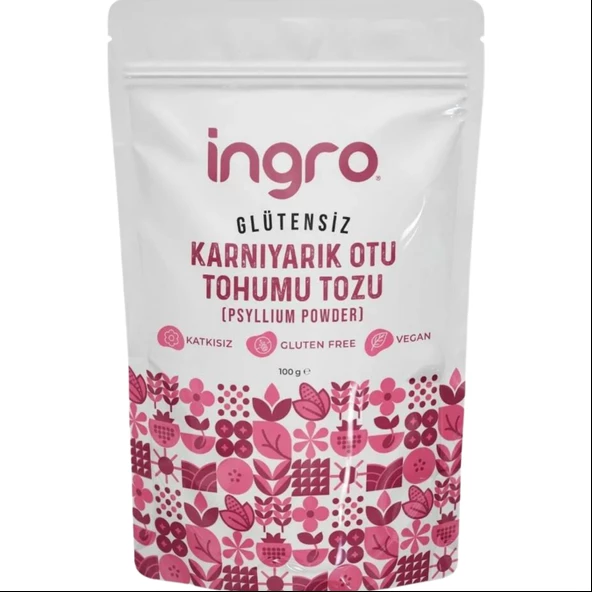 Glutensiz Karnıyarık Otu Tohumu Tozu (Psyllium Powder) 100 g