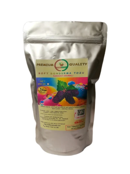 Karadut Aromalı Soft Dondurma Tozu 1 kg - 2