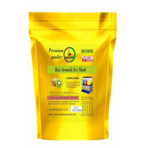 Kivi Aromalı İce Slush 1300 gr (Buzlaş-karlama) - 2