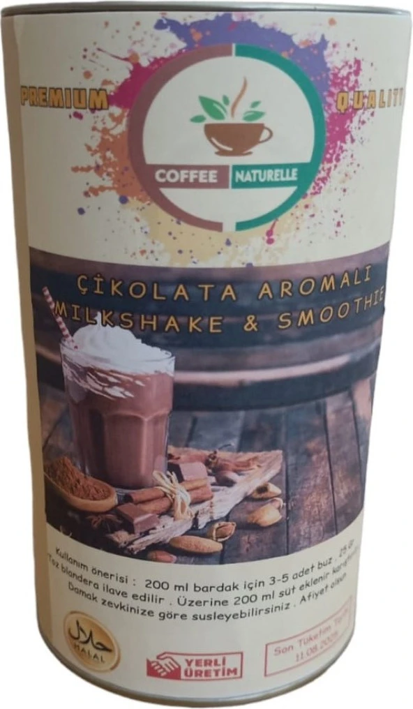 Kutu Çikolata Aromalı Milkshake Smotthie 500 gr