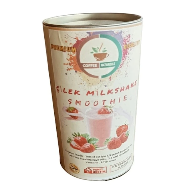 Kutu Çilek Aromalı Milkshake Smoothie 500 G
