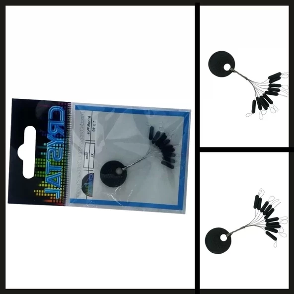 Uyguna-Yakala  S 10 Adet Crystal Kauçuk Stopper-MAL.249 - 2