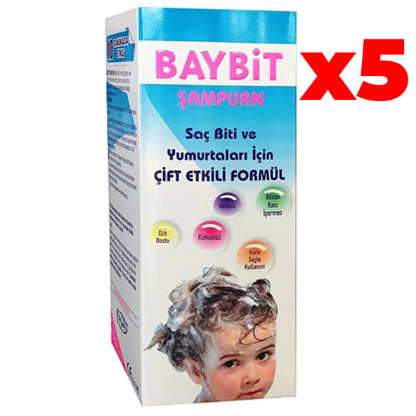 Baybit Bit Şampuanı 200 ml 5 Adet