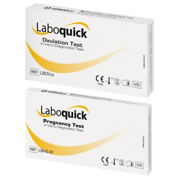 20 Adet Laboquick Ovulasyon + 4 Adet Gebelik Testi