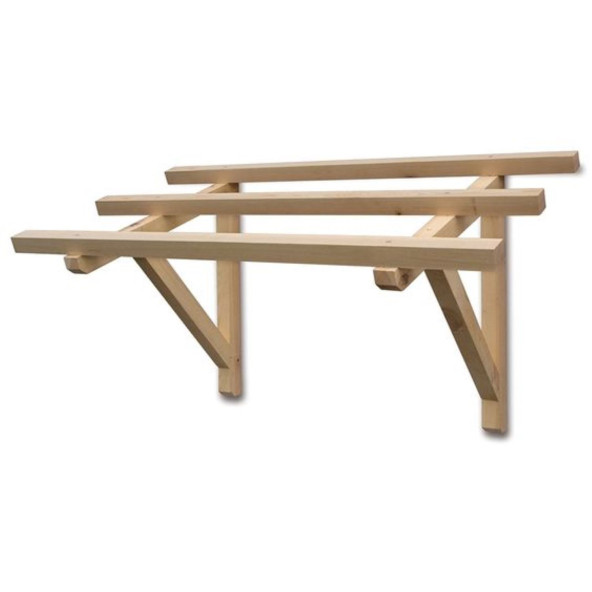 Ahşap Kapı ve Pencere Önü Sunduma Gölgelik Tente - 2