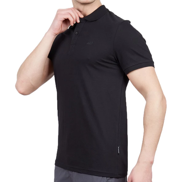 Alpinist Stratus Erkek Polo T-Shirt Siyah (600303) - Resim 2