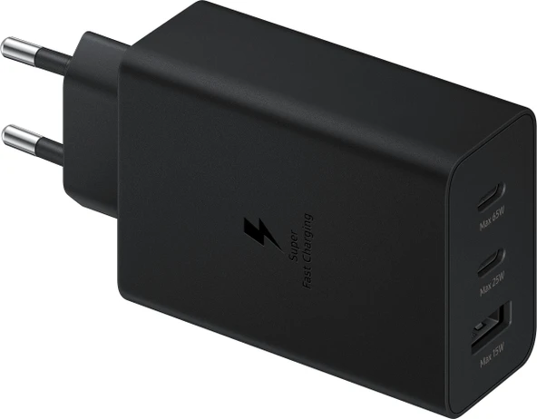 Samsung EP-T6530N Üçlü Hızlı Şarj Adaptörü 65W PD Adaptör