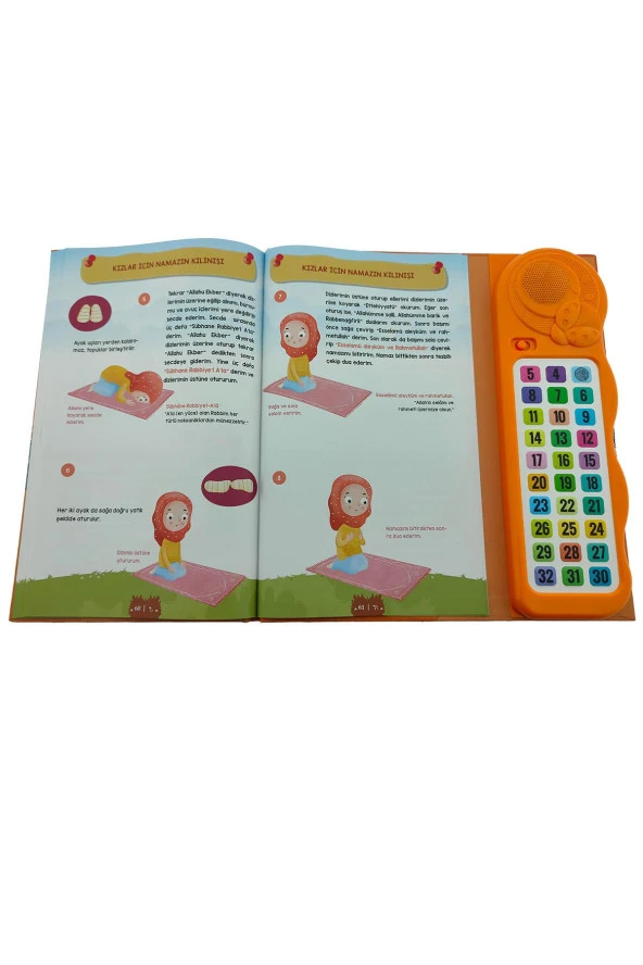 Kendi Kendime 10 Saat’de Kuran Öğreniyorum Sesli Cihazlı Kitap Turuncu - 6