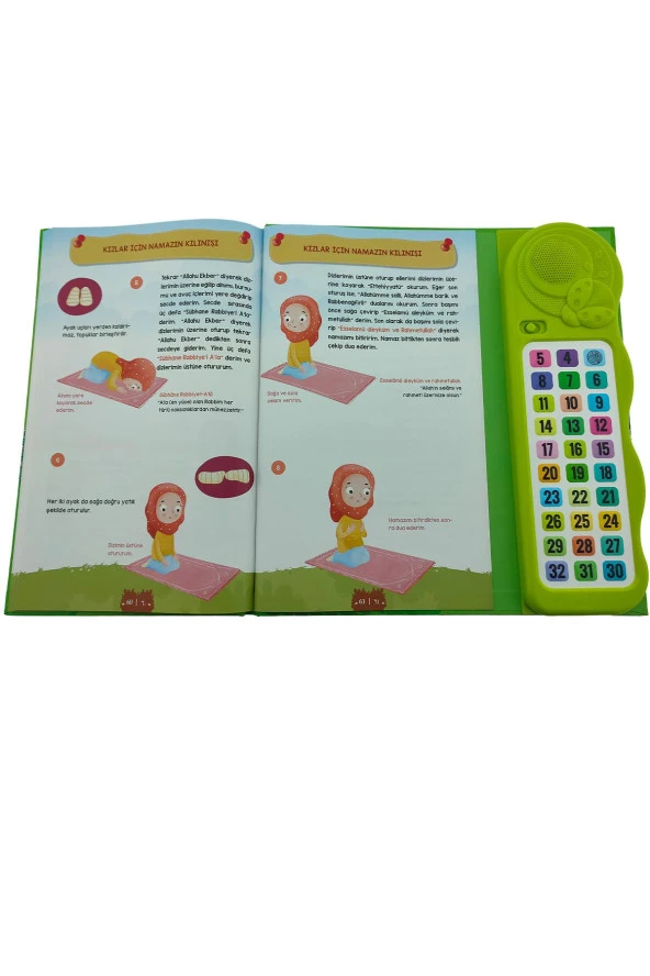 Kendi Kendime 10 Saat’de Kuran Öğreniyorum Sesli Cihazlı Kitap Yeşil - Resim 2