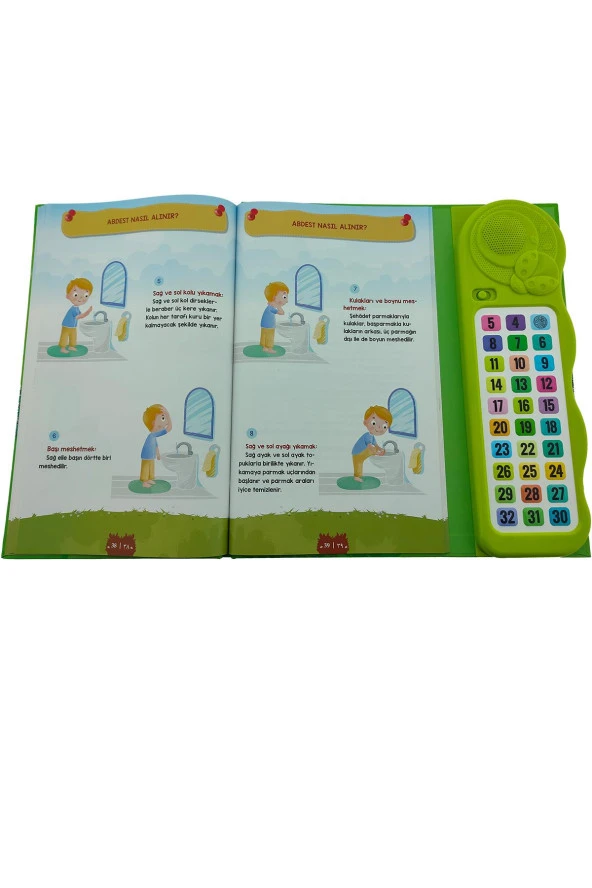 Kendi Kendime 10 Saat’de Kuran Öğreniyorum Sesli Cihazlı Kitap Yeşil - Resim 3