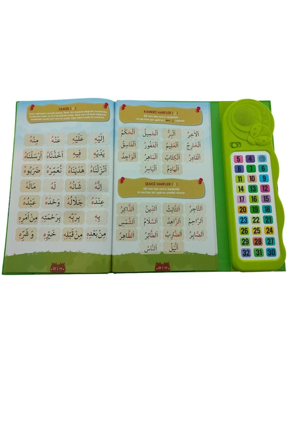 Kendi Kendime 10 Saat’de Kuran Öğreniyorum Sesli Cihazlı Kitap Yeşil - Resim 4