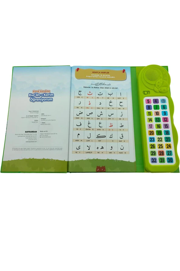 Kendi Kendime 10 Saat’de Kuran Öğreniyorum Sesli Cihazlı Kitap Yeşil - Resim 6