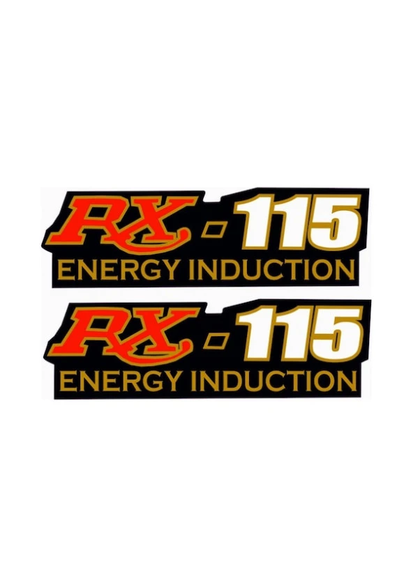 Rx115 Yan Kapak Sticker Takımı