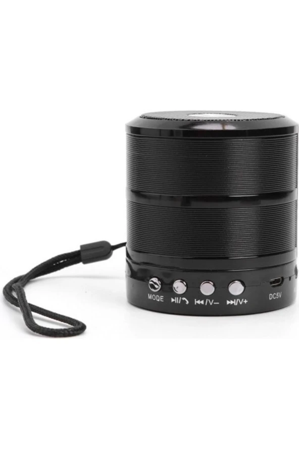Torima Yeni Model Ws-887 Mini Bluetooth Ses Bombası Siyah Renk