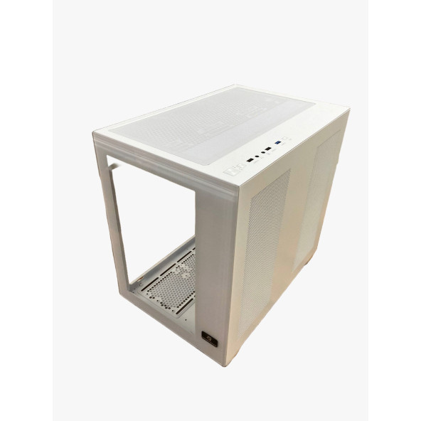 GAMEFORCE Liquid Beyaz 7x120 Mm Fanlı Rgb Kum.Kontrolcülü ATX Oyuncu Bilgisayar Kasası - 5
