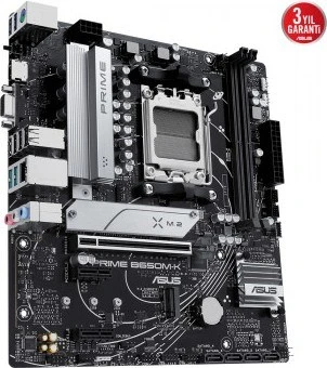 ASUS PRIME B650M-K AMD B650 AM5 DDR5 6400 DP VGA ANAKART - 4