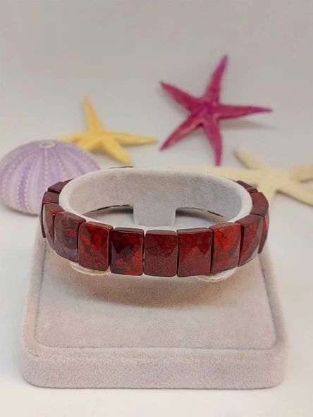 Jasper Taşı Unisex Bileklik (46076) ürün görseli