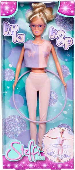 Steffi Love Hula Hoop Oyuncağı 29 CM Aksesuarlı Mekanik İşlevli Şık Sportif Kıyafetli Bebek