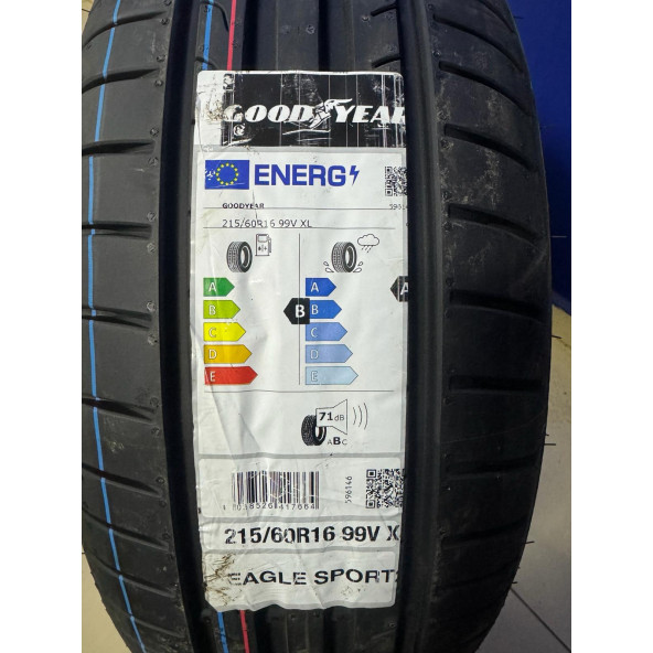 GOODYEAR 215/60R16 99V EAGLE SPORT 2 XL MADE-IN GERMANY YAZ LASTİĞİ  YENİ TARİHLİ 2024 - 4
