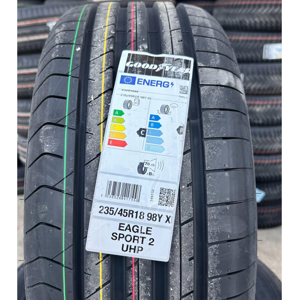 GOODYEAR 235/45R18 98Y EAGLE SPORT 2 UHP XL FP MADE-IN GERMANY YAZ LASTĞİ ( 48. HAFTA 2023 )