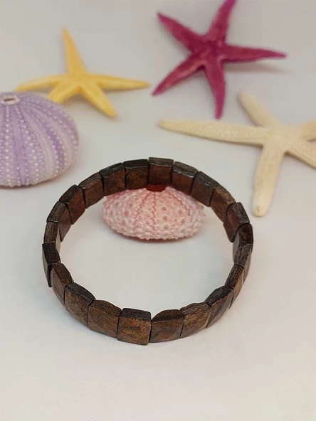 Bronzit Taşı Unisex Bileklik (46086) - Resim 2