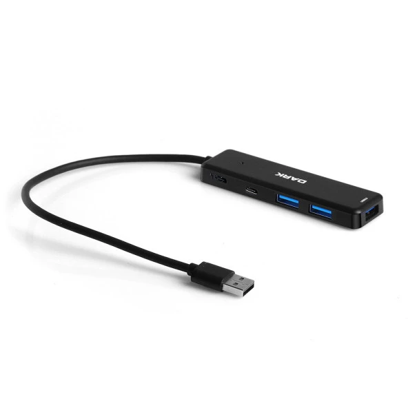 Dark Connect Master X5C USB3.2 to 3xUSB3.0 USB-A/Type-C Hub DK-AC-USB347