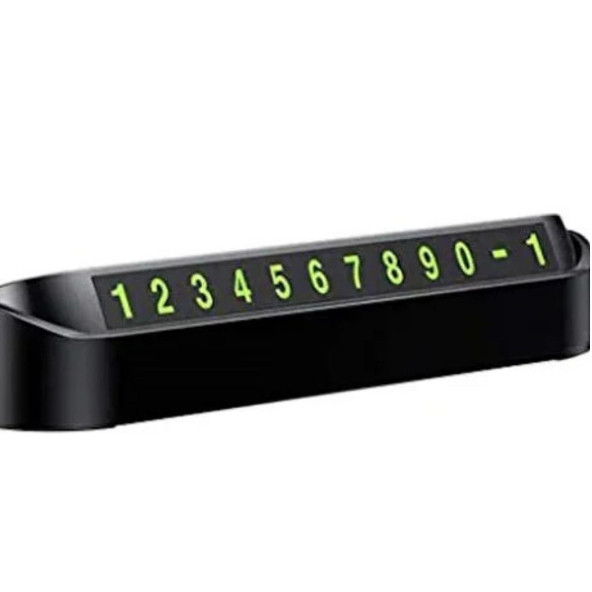 2 Adet- Araç içi Telefon Numarasını Gösteren Fosforlu Neon Mini Numaratör