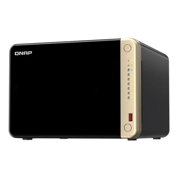 QNAP TurboNAS TS-664 8Gb Ram 6xYuvali Tower NAS