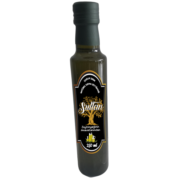 SULTAN SOGUK SIKIM NATÜREL SIZMA ZEYTİNYAĞI 250 ML CAM